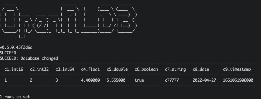 openmldb result